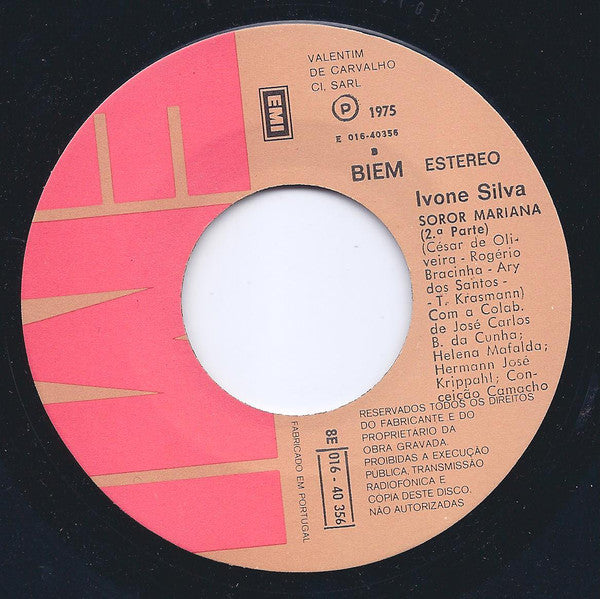 Ivone Silva : Soror Mariana (7", Single)