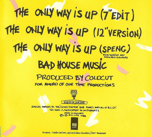 Yazz And The Plastic Population : The Only Way Is Up (CD, Mini, Single)