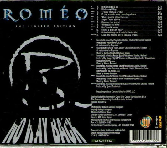 Roméo : No Way Back (CD, Album, Lim)
