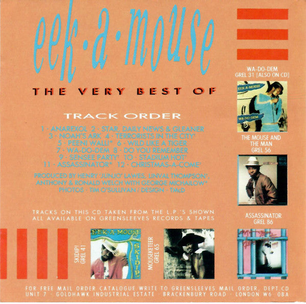 Eek-A-Mouse : The Very Best Of Eek-A-Mouse (CD, Comp)