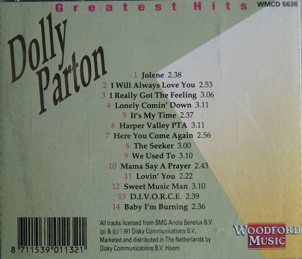 Dolly Parton : Greatest Hits (CD, Comp)