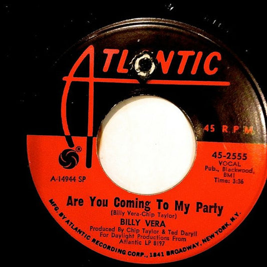 Billy Vera : I've Been Loving You Too Long (7", Single, SP)