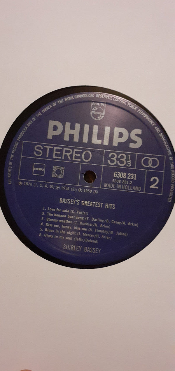 Shirley Bassey : Bassey's Greatest Hits (LP, Comp)