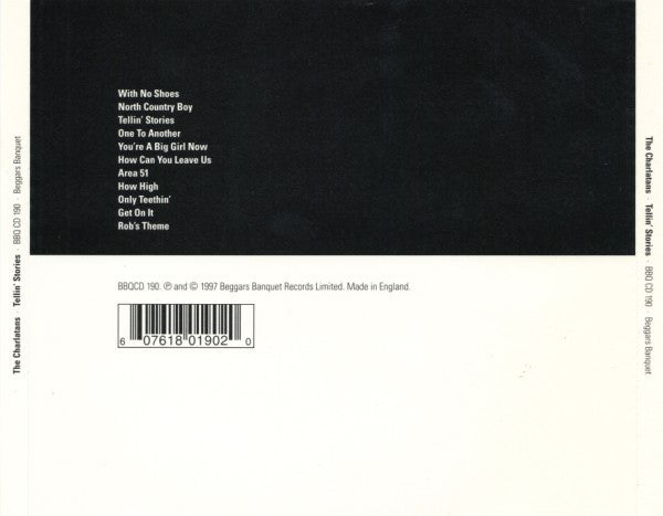 The Charlatans : Tellin' Stories (CD, Album, RE, RP)