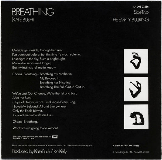 Kate Bush : Breathing (7", Single)