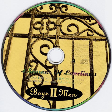 Boyz II Men : 4 Seasons Of Loneliness (CD, Single)