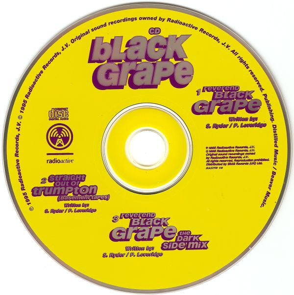 Black Grape : Reverend Black Grape (CD, Single)