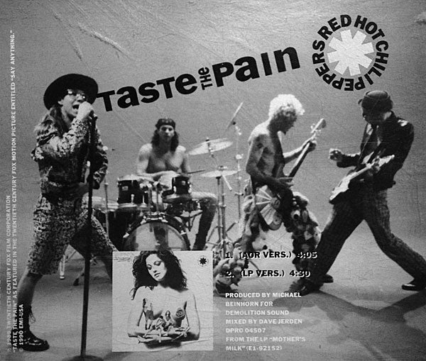 Red Hot Chili Peppers : Taste The Pain (CD, Single, Promo)