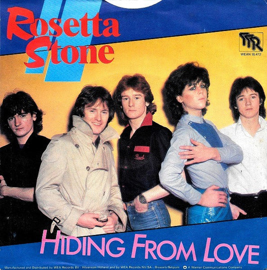 Rosetta Stone (2) : Hiding From Love (7", Single)