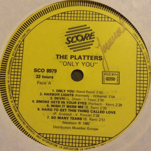 The Platters : Only You (LP, Comp, RE)