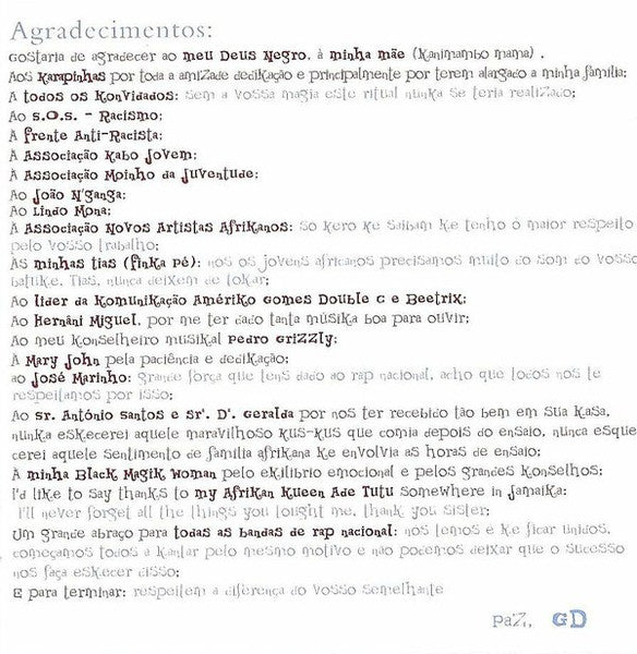 General D e Os Karapinhas* : Pé Na Tchôn, Karapinha Na Céu (CD, Album)