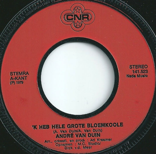 André van Duin Als Meneer de Bok : 'k Heb Hele Grote Bloemkoole (7", Single)