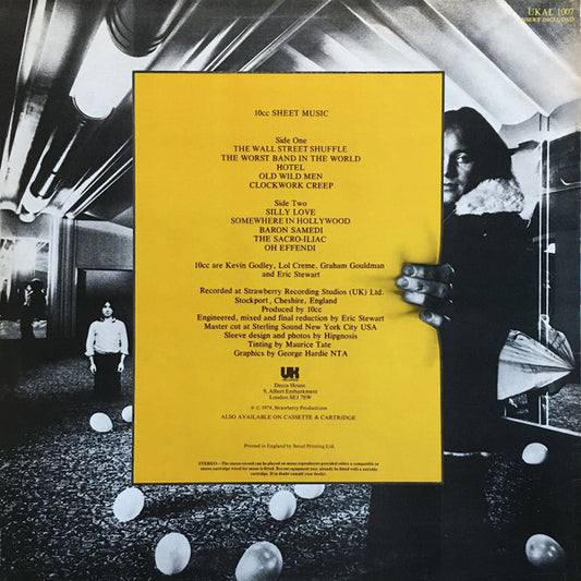 10cc : Sheet Music (LP, Album)