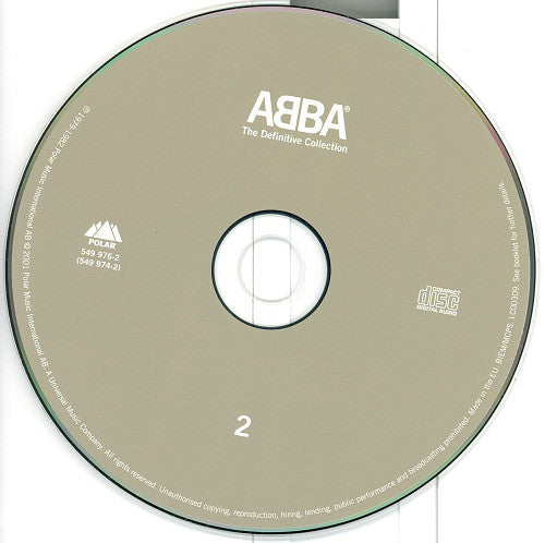 ABBA : The Definitive Collection (2xCD, Comp, RM, Sli)