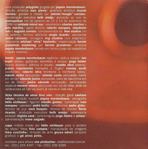 Caetano Veloso : Prenda Minha (CD, Album)