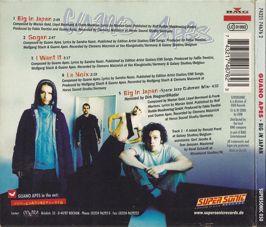 Guano Apes : Big In Japan (CD, Maxi, Ltd, Dig)
