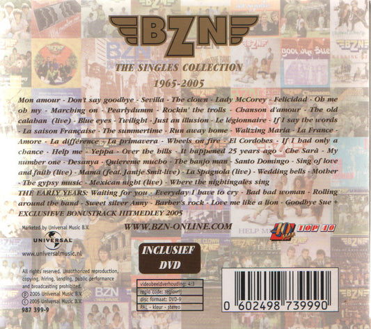 BZN : The Singles Collection 1965 - 2005 (3xCD, Comp + DVD-V + Dig)