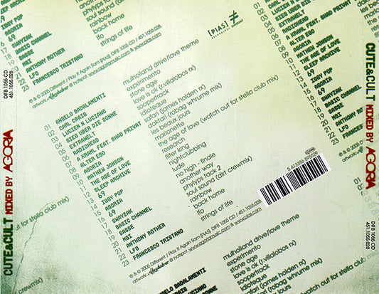 Agoria : Cute & Cult (CD, Comp, Mixed)