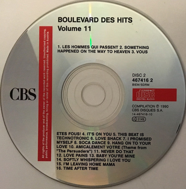 Various : Boulevard Des Hits Volume 11 (2xCD, Comp, Mixed)