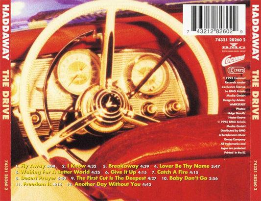 Haddaway : The Drive (CD, Album)