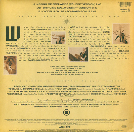Edelweiss : Bring Me Edelweiss (12")