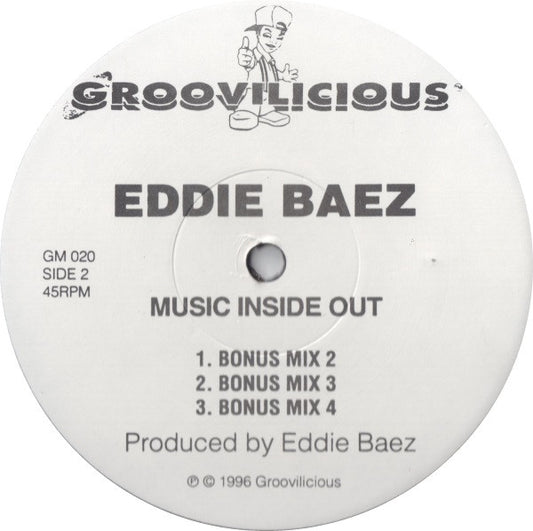 Eddie Baez : Music Inside Out (12", Promo)