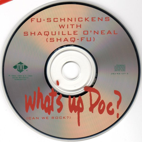 Fu-Schnickens With Shaquille O'Neal : What's Up Doc? (Can We Rock?) (CD, Single, Promo)