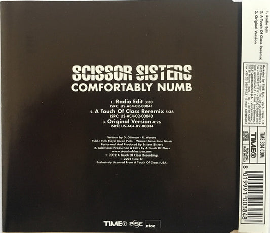 Scissor Sisters : Comfortably Numb (CD, Maxi)