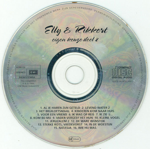 Elly & Rikkert : Eigen Keuze Deel 2 (CD, Comp)