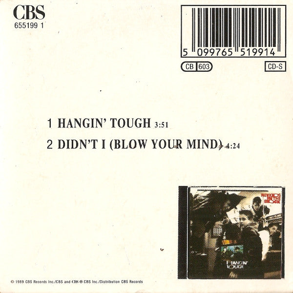 New Kids On The Block : Hangin' Tough (CD, Mini, Single)