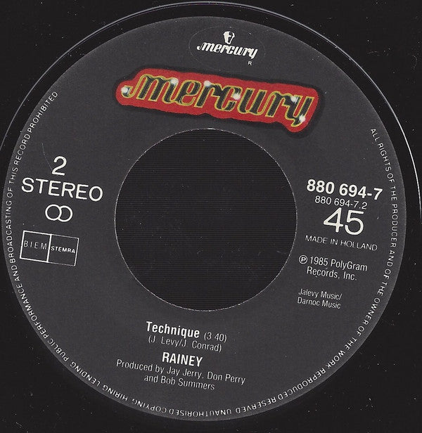 Alex Brown / Rainey : (Come On) Shout / Technique (7")