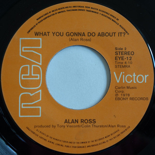 Alan Ross (2) : Get The Guns (7", Single)