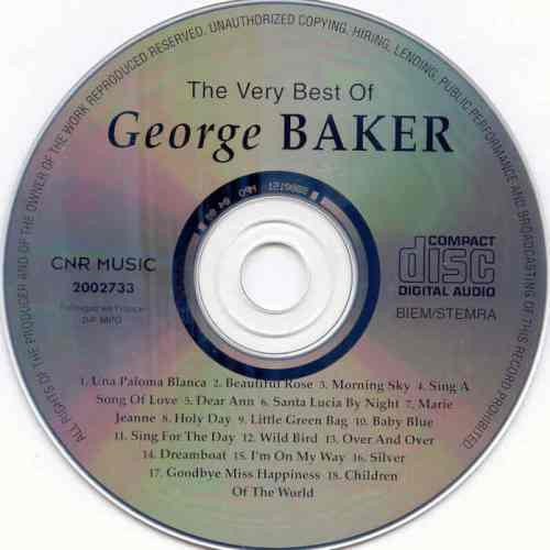 George Baker : The Very Best Of (CD, Comp)