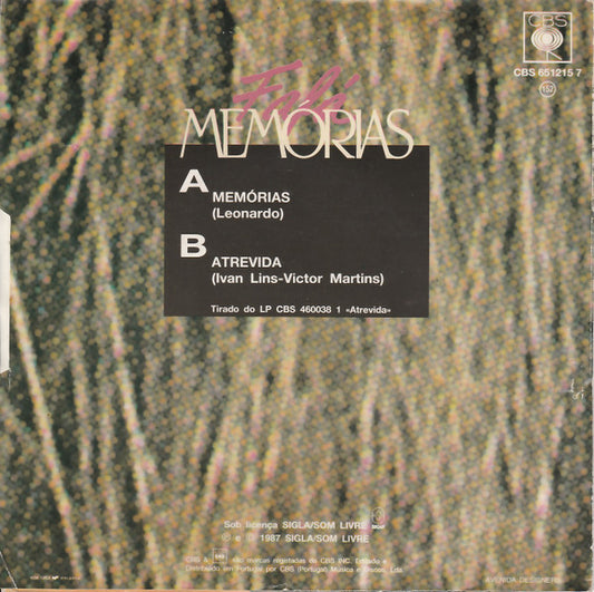 Fafá De Belém : Memórias (7", Single)