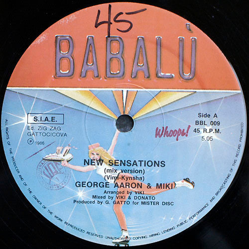 Miki & George Aaron : New Sensations (12", Single)