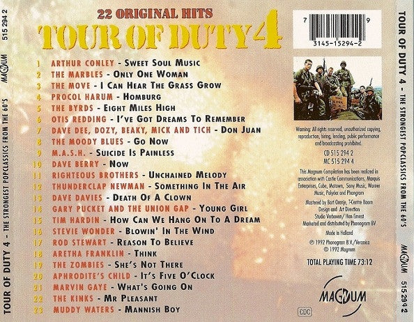 Various : Tour Of Duty 4 (CD, Comp)