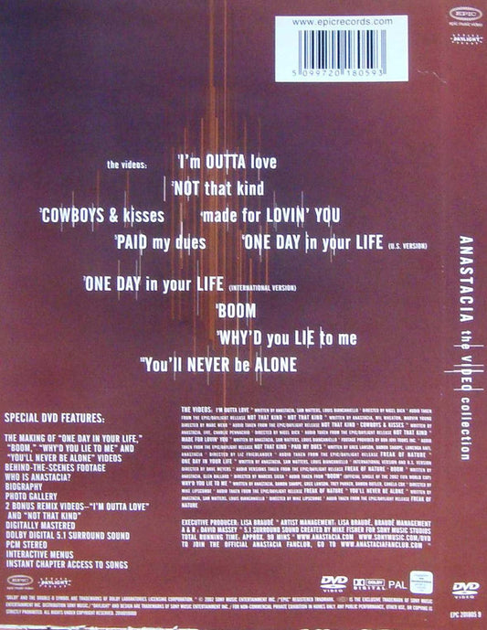 Anastacia : The Video Collection (DVD-V, Comp, PAL)