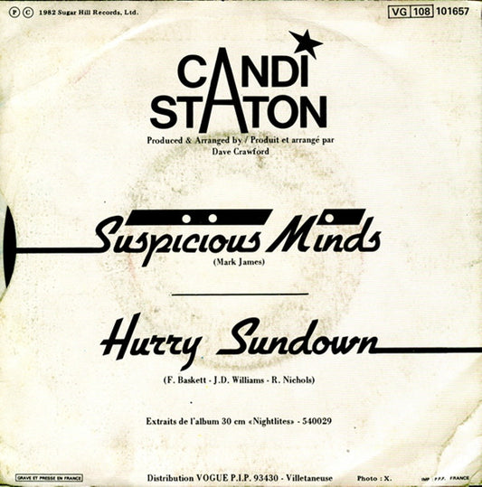 Candi Staton : Suspicious Minds (7")