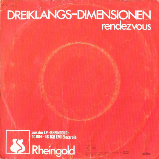 Rheingold : Dreiklangs-Dimensionen (7", Single)