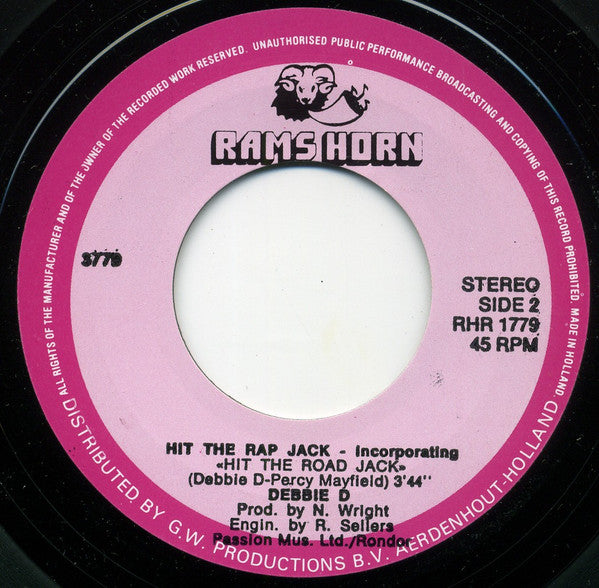 Debbie D : Hit The Rap Jack (7")