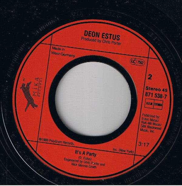 Deon Estus : Heaven Help Me (7", Single)