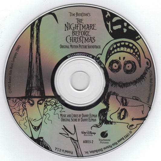 Danny Elfman : Tim Burton's The Nightmare Before Christmas (Original Motion Picture Soundtrack) (CD, Album)
