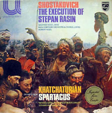 Dmitri Shostakovich / Aram Khatchaturian : The Execution Of Stepan Rasin / Excerpts From Spartacus (LP)