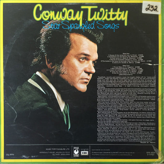 Conway Twitty : Star Spangled Songs (LP, Comp)