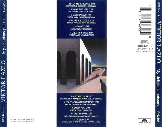 Viktor Lazlo : My Delicious Poisons (CD, Album)