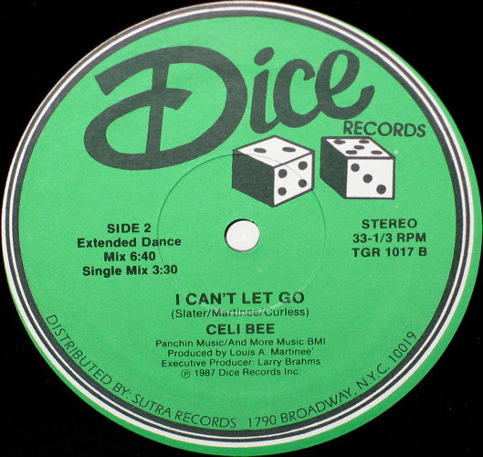 Celi Bee : I Can't Let Go (12")