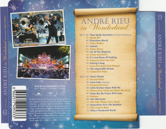 André Rieu : In Wonderland (2xCD, Album, Sup)