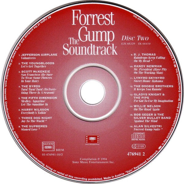 Various : Forrest Gump (The Soundtrack) (2xCD, Comp)