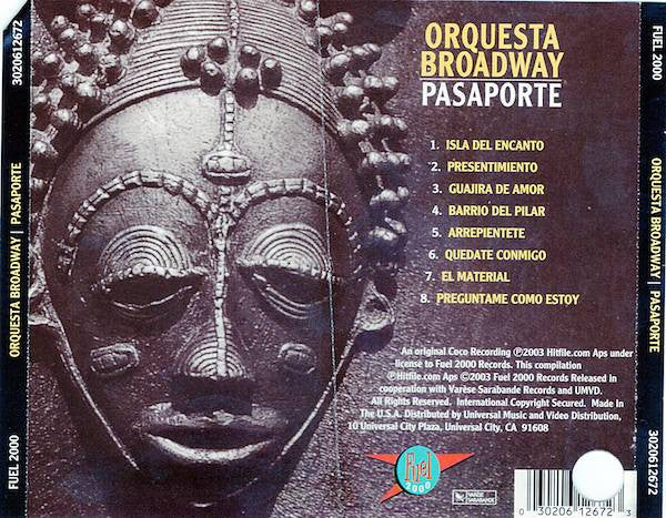 Orquesta Broadway : Pasaporte (CD, Album, RE)