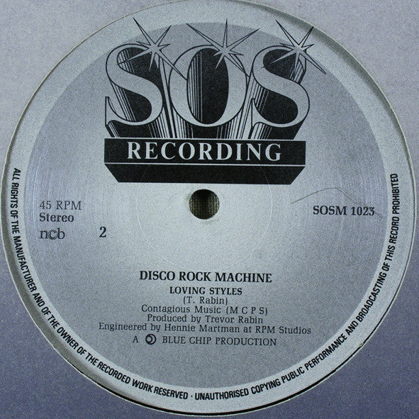 Disco Rock Machine : Living For The City (12")